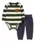 Conjunto 2pç Body Listrado Menino Carter's na internet