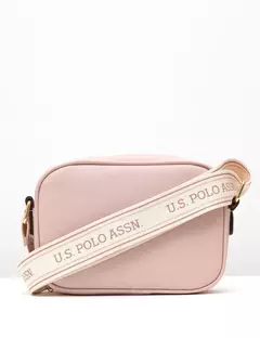 Bolsa Rosa Transversal US Polo ASSN - Viannas Importados