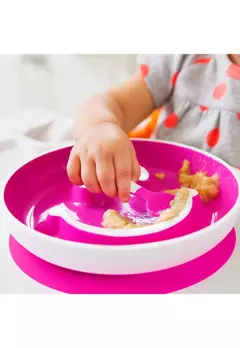 Prato Com Ventosa e Colher Sorriso Munchkin - comprar online