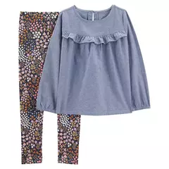 Conjunto 2pç Bata Jeans Menina Carter's