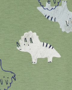 Kit Body 4pç Manga Longa Dinossauro Carter's - Viannas Importados