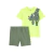 Conjunto 2pç Verde Dinossauro Menino Carter's