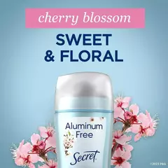 Desodorante Sem Alumínio Cherry Blossom 68g Secret - comprar online