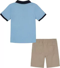 Conjunto 2pç Camisa Polo Azul Tommy Hilfiger na internet