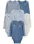 Kit Body 6pç Manga Longa Azul DInossauro Carter's - comprar online