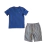 Conjunto 2pç Camisa Azul Menino Nautica