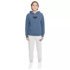 Blusa Moletom Com Capuz Azul Menino Puma na internet