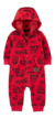 Macacão Fleece Sem Pezinho Com Capuz Vermelho Carter's on internet
