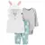 Conjunto 3pç Colete Sherpa Coelhinho Menina Carter's
