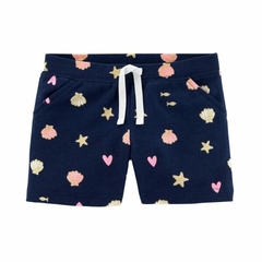 Short Moletinho Fundo do Mar Bebê Menina Carter's - comprar online