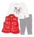 Conjunto 3pç Coleter Vermelho Puffer Headquarters on internet
