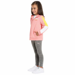 Imagem do Conjunto Esportivo Casaco Com Capuz 3pç Menina Puma