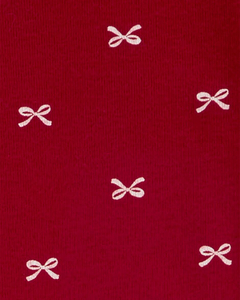 Kit Body 4pç Manga Longa Vermelho Floral Carter's na internet