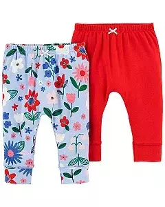 Kit 2 Calças Azul Floral Carter's - Viannas Importados