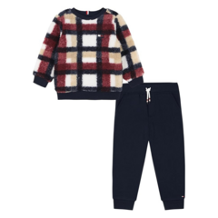 Conjunto 2pç Xadrez Sherpa Tommy Hilfiger Original na internet
