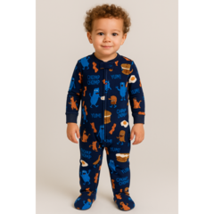 Macacão Fleece Monstrinho Comilão Carter's na internet