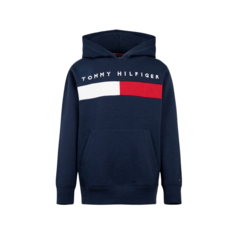 Moletom Com Capuz Azul Tommy Hilfiger