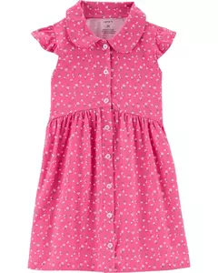 Vestido Rosa Floral Menina Carter's na internet