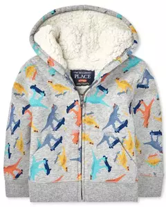Moletom Com Capuz Forrado em Sherpa The Children's Place na internet