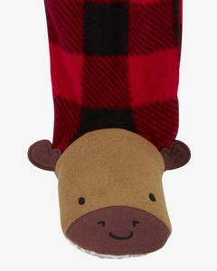 Macacçao Fleece Vermelho Xadrez Carter's na internet