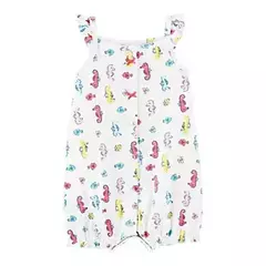 Romper Regata Cavalo Marinho Menina Carter's