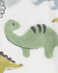 Kit Body 4pç Manga Longa Dinossauro Carter's na internet