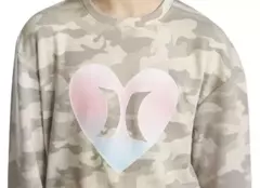 Conjunto 2pç Moletom Camuflado Menina Hurley - Viannas Importados