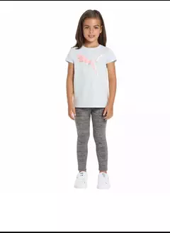 Conjunto Esportivo Casaco Com Capuz 3pç Menina Puma - Viannas Importados