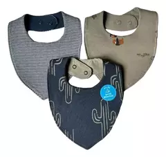 Kit 3 Babadores Bandana Menino Carter's - comprar online