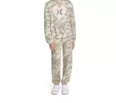 Conjunto 2pç Moletom Camuflado Menina Hurley na internet