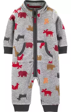 Macacão De Lã Terry Francês Bebê Menino Carter's Animals na internet