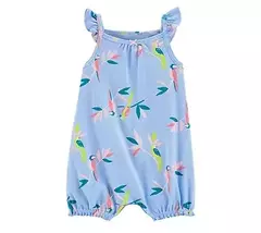 Romper Azul Floral Bebê Menina Carter's na internet
