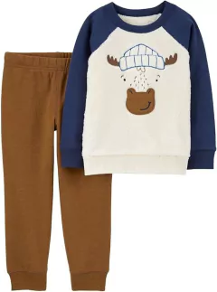 Conjunto 2pç Moletom Sherpa Menino Carter's on internet