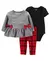 Conjunto 3pç Casaco Fleece Calça Xadrez Carter's on internet