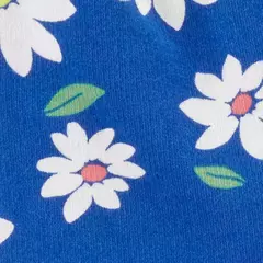 Conjunto 3pç Colete Moletinho Azul Floral Carter's - comprar online