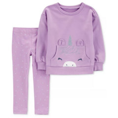 Conjunto 2pç Unicórnio Lilás Carter's