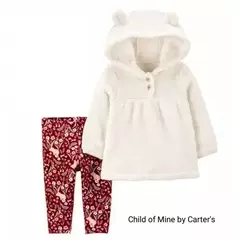 Conjunto 2pç Blusa Sherpa Menina Child of Mine By Carter's