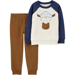 Conjunto 2pç Moletom Sherpa Menino Carter's - buy online