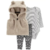 Conjunto 3pç Colete Sherpa Ursinho Menina Carter's - buy online