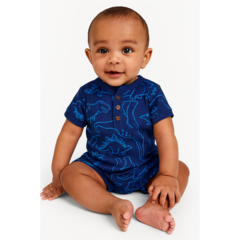 Romper Azul Dinossauro Carter's - comprar online