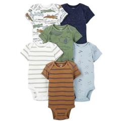 Kit Body 6pç Manga Curta Menino Simple Joys By Carter's - comprar online