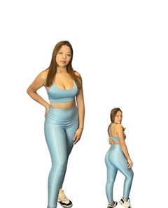Conjunto Calça Canelado Chrome - Girafit