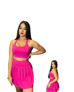 Conjunto Short Saia Drapeado na internet