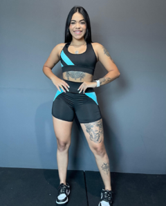 Conjunto Short Tule Contrast - comprar online