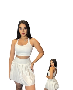 Conjunto Short Saia Drapeado