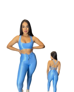 Conjunto Calça Empina Intrecciato Canelado na internet