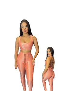 Conjunto Calça Empina Intrecciato Canelado
