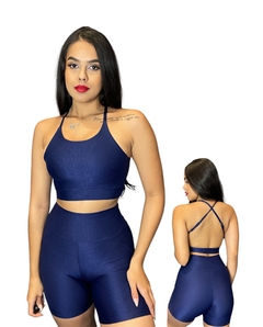 Conjunto Short Canelado Chrome - comprar online