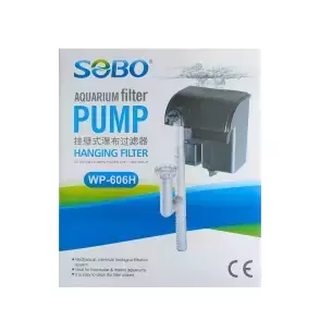 Sobo WP-606H Filtro Cascada 400 l/h Con Esponja Y Carbón Activado