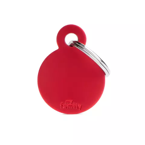 Small Round Aluminum Red Basic Mfb15 My Family